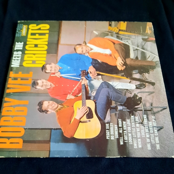 Bobby Vee- Meets The Crickets, Mono Vinyl LP, 1963 - Picture 4 of 9